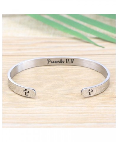 ????????? ????????? for ????? Inspirational Religious Gifts for Her Bible Verse Bapstism Jewelry Cuff Bangle A friend loves a...