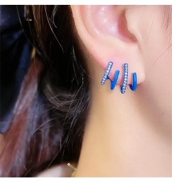 One Piercing That Looks Like Three Ear, One Piercing Wear 4 Earrings, One Piercing Multiple Earring Look, Earrings That Look ...