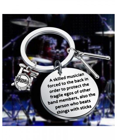 Drummer Jewelry Drummer Gift Percussion Drumsticks Keychain Percussion Drum Player Gift Drumming Lover Jewelry Drum Keychain ...