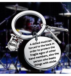 Drummer Jewelry Drummer Gift Percussion Drumsticks Keychain Percussion Drum Player Gift Drumming Lover Jewelry Drum Keychain ...