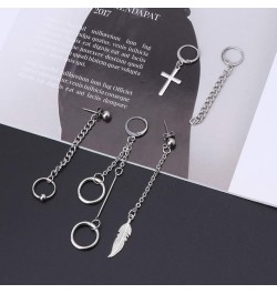 Women Earrings,Kpop Bangtan Boy Album Jimin Chain Drop Earrings Korean Jewelry $4.81 Earrings