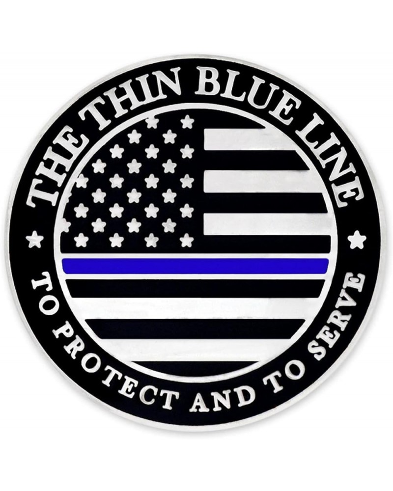 Thin Blue Line Lapel Pin 25 Pack Protect And Serve $30.47 Others