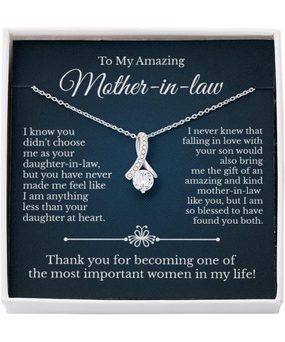 Mother of the Groom Gifts and Jewelry Set, To My Mother in Law Necklace from Daughter in Law, To My Future MIL Wedding Gift, ...