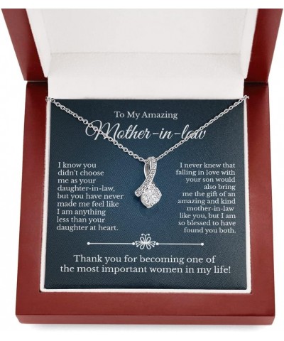 Mother of the Groom Gifts and Jewelry Set, To My Mother in Law Necklace from Daughter in Law, To My Future MIL Wedding Gift, ...