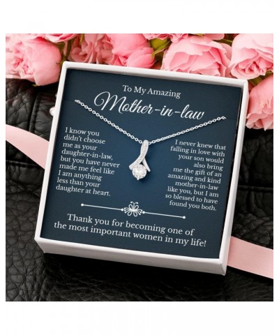 Mother of the Groom Gifts and Jewelry Set, To My Mother in Law Necklace from Daughter in Law, To My Future MIL Wedding Gift, ...