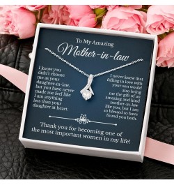 Mother of the Groom Gifts and Jewelry Set, To My Mother in Law Necklace from Daughter in Law, To My Future MIL Wedding Gift, ...