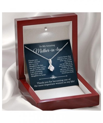 Mother of the Groom Gifts and Jewelry Set, To My Mother in Law Necklace from Daughter in Law, To My Future MIL Wedding Gift, ...