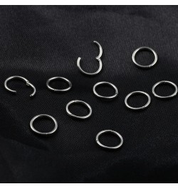 MOQIKAKA16G 18G 20G Surgical Steel Nose Septum Rings Hoops - Stainless Steel Hinged Clicker Segment Nose Rings Hoop Helix Car...