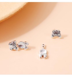 Silver Frog Earrings for Women Vintage Frogs Shaped Stud Earrings Cute Animal Earrings for Teens Girls Frog Jewelry Gifts for...