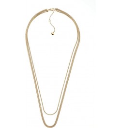 Women's Trendy Gold Stainless Steel Chain or Pendant Necklace Layered Chain $24.26 Necklaces