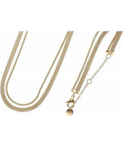 Women's Trendy Gold Stainless Steel Chain or Pendant Necklace Layered Chain $24.26 Necklaces