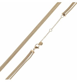 Women's Trendy Gold Stainless Steel Chain or Pendant Necklace Layered Chain $24.26 Necklaces