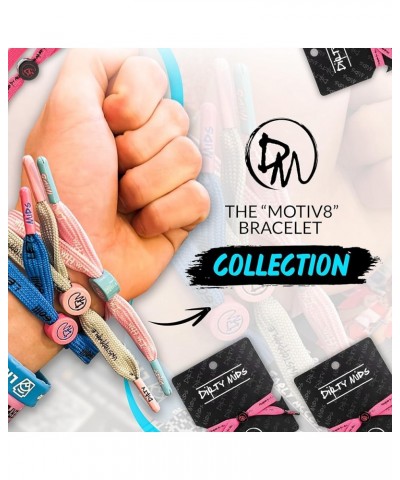 Motiv8 Bracelet Collection - Inspirational Wristbands with Custom DM Connector, Varied Styles for Dedicated Athletes Feared B...