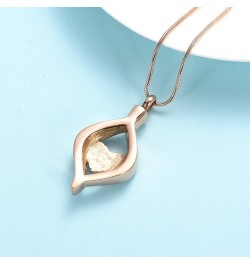 Heart Urn Neckalce for Ashes for Women Crystal Teardrop Cremation Jewelry Ashes Keepsake Pendant Memorial Jewelry Gifts for A...