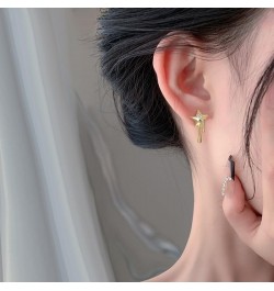 Star Stud Earrings Lava Luck Star Earrings Small Shiny Star Ear Stud Rhinestone Dangle Earrings Jewelry for Women Girls Gold ...