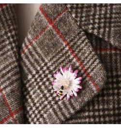 Brooch Pins Flower Brooch Corsage Daisy Bee Badge Scarf Clip Coat Sweater Pins Women Jewelry pink $5.29 Brooches & Pins