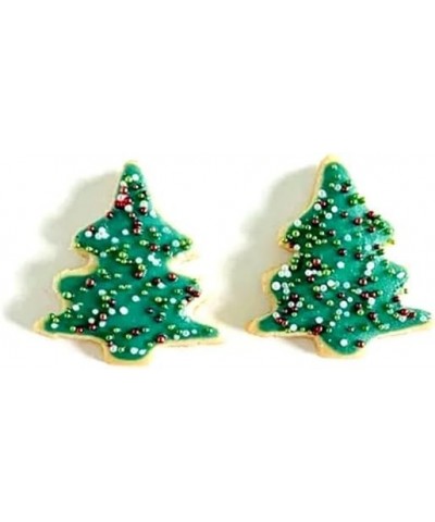 Cute Acrylic Christmas Tree Stud Earrings Chocolate Colorful Lanterns for Women Girls Winter Xmas Festive Merry Christmas Hol...