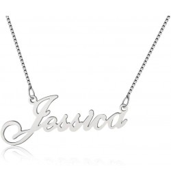 925 Sterling Sliver Custom Name Necklace Personalized Initial Necklaces Pendant Jewelry Gift for Her (Jessica) $17.15 Necklaces