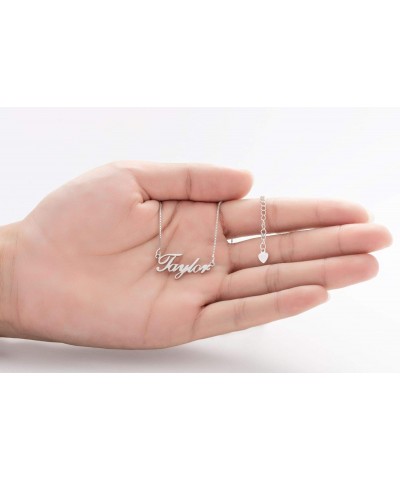 925 Sterling Sliver Custom Name Necklace Personalized Initial Necklaces Pendant Jewelry Gift for Her (Jessica) $17.15 Necklaces