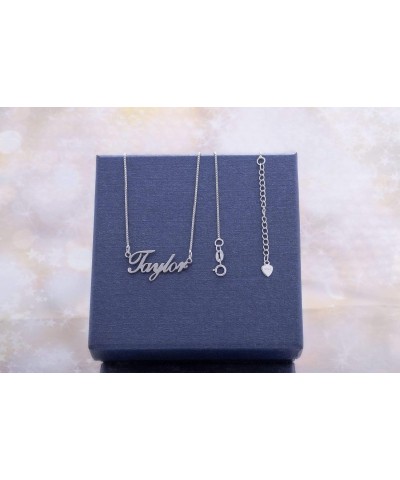 925 Sterling Sliver Custom Name Necklace Personalized Initial Necklaces Pendant Jewelry Gift for Her (Jessica) $17.15 Necklaces