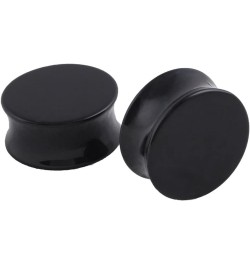 2PCS Acrylic Tunnels for Ears, Expanders Ear Piercing Jewelry for Mens Womens Black Round Shape 22.0 Millimeters $8.69 Body J...