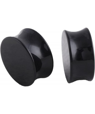 2PCS Acrylic Tunnels for Ears, Expanders Ear Piercing Jewelry for Mens Womens Black Round Shape 22.0 Millimeters $8.69 Body J...