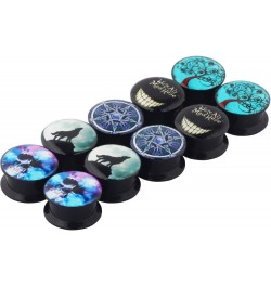 5 pairs Acrylic Ear Tunnels Plugs Expander 00 Gauges Stretcher Earrings Screw Ear Piercing Body Jewelry 12mm-1/2'' $7.50 Body...