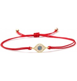 14k Gold plated turkish evil eye, red string (gold) $8.39 Pendants