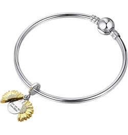 Sunflower You are my Sunshine Dangle Charm Bead for Women Girl Bracelet You are my Sunshine $8.25 Bracelets