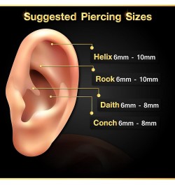 3PCS Titanium G23 Internally Threaded Labret 16g 3mm Ball Monroe Tragus Vertical Labret Earrings Piercing Jewelry Pick Size B...