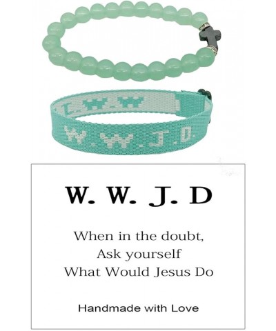 Christian Cross Gifts What Would Jesus Do Bracelets WWJD Bracelets Letter Matching Couples Protection Braided Rope Inspiratio...