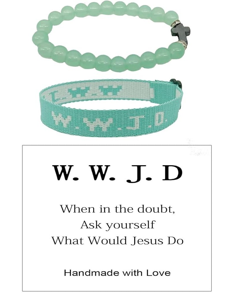 Christian Cross Gifts What Would Jesus Do Bracelets WWJD Bracelets Letter Matching Couples Protection Braided Rope Inspiratio...