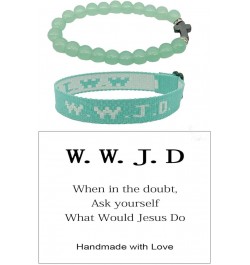 Christian Cross Gifts What Would Jesus Do Bracelets WWJD Bracelets Letter Matching Couples Protection Braided Rope Inspiratio...