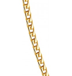 Sterling Silver Italian 2.5MM Solid Franco Square Box Link Chain Necklace 30 Yellow $28.23 Necklaces