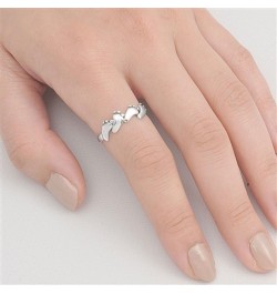 Feet Foot Footprint Ring New .925 Sterling Silver Band Sizes 3-10 $10.52 Rings