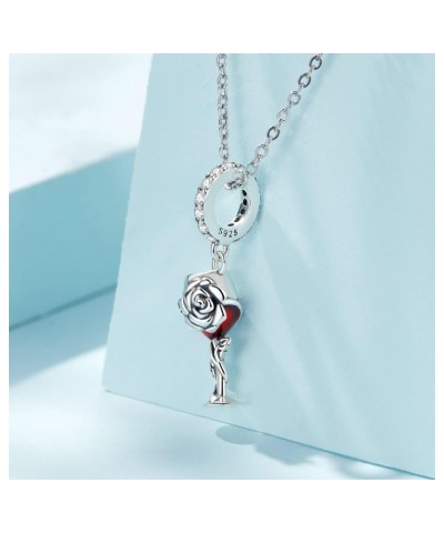 Wine Cup Pendant Charm 925 Sterling Silver Charm Fits For Pandora Bracelet Necklace $11.17 Bracelets