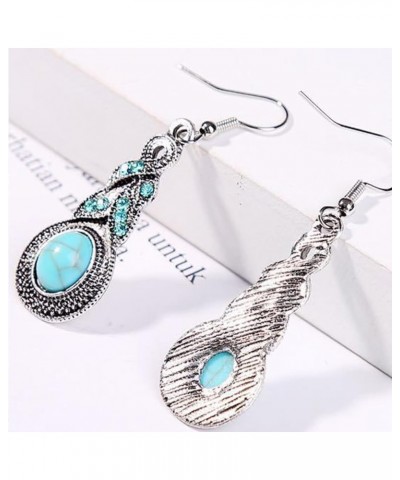 7 Chakra Long Dangle Stanless Steel Hook Healing Engery Earrings for Women Girls E7 $7.27 Earrings