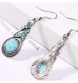 7 Chakra Long Dangle Stanless Steel Hook Healing Engery Earrings for Women Girls E7 $7.27 Earrings