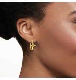 18kt Gold Over Sterling Bumblebee Hoop Earrings $33.28 Earrings