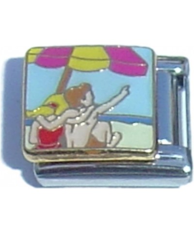 At The Beach Italian Charm $7.77 Bracelets