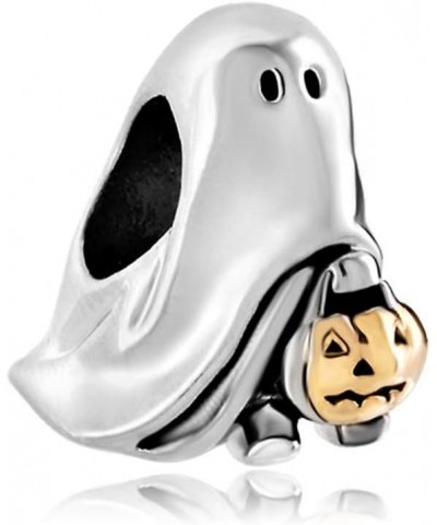 Jack-o-lantern Weird Ghost Pumpkin Charm Beads For Charms Bracelets $8.39 Bracelets