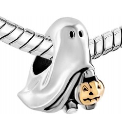 Jack-o-lantern Weird Ghost Pumpkin Charm Beads For Charms Bracelets $8.39 Bracelets