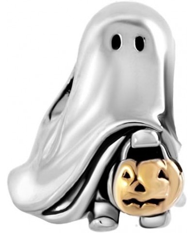 Jack-o-lantern Weird Ghost Pumpkin Charm Beads For Charms Bracelets $8.39 Bracelets