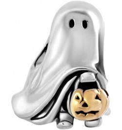 Jack-o-lantern Weird Ghost Pumpkin Charm Beads For Charms Bracelets $8.39 Bracelets