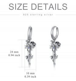 Mother's Day Gifts for Women Mother Her 925 Sterling Silver Animal Earrings for Girls Birthday Gift Rose Sword $23.31 Earrings