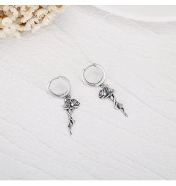 Mother's Day Gifts for Women Mother Her 925 Sterling Silver Animal Earrings for Girls Birthday Gift Rose Sword $23.31 Earrings