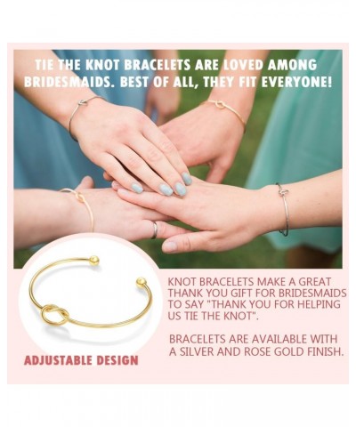 Bridesmaid Proposal Gifts Set of 4, 5, 6, 7, 8 8 Gold Tone Bracelet & 1 Maid of Honor + 1 Matron of Honor + 6 Bridesmaid Prop...