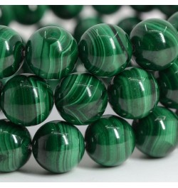 Gem Semi Precious Gemstone 10mm Round Beads Stretch Bracelet 7 Inch Unisex AAA Malachite $8.99 Bracelets