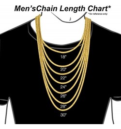 10K White Gold 2MM,2.3MM, 5.5MM Figaro 3+1 Link Chain Necklace - Size 14"-30 24 2.3MM, White $46.41 Others