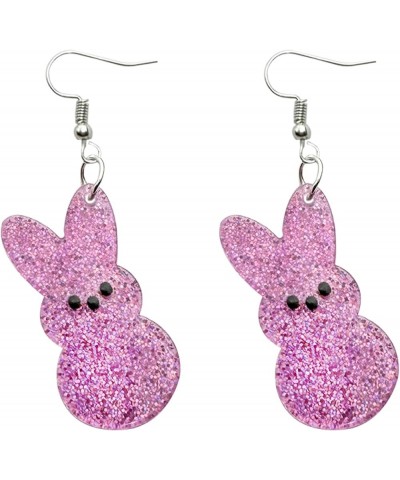 Easter Earrings for Women Cute Easter Bunny Rabbit Egg Animal Earrings Jewelry for Women Teen Girls E $7.41 Earrings